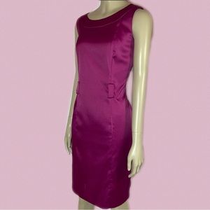 Retro Fuschia Cocktail Dress